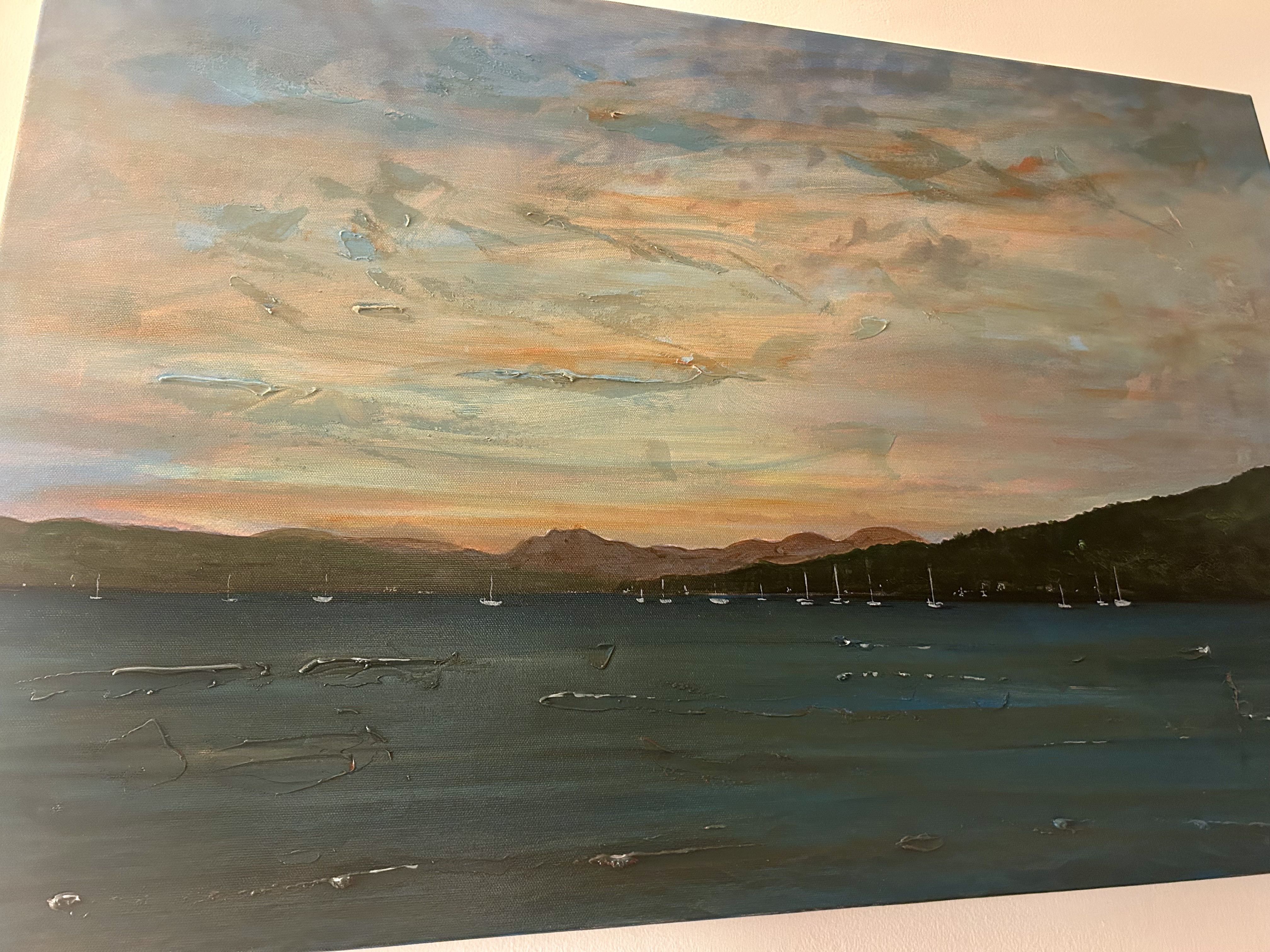 Commission a Bespoke Original Scottish Landscape Painting - Foto aus der Bewertung von Iona G.