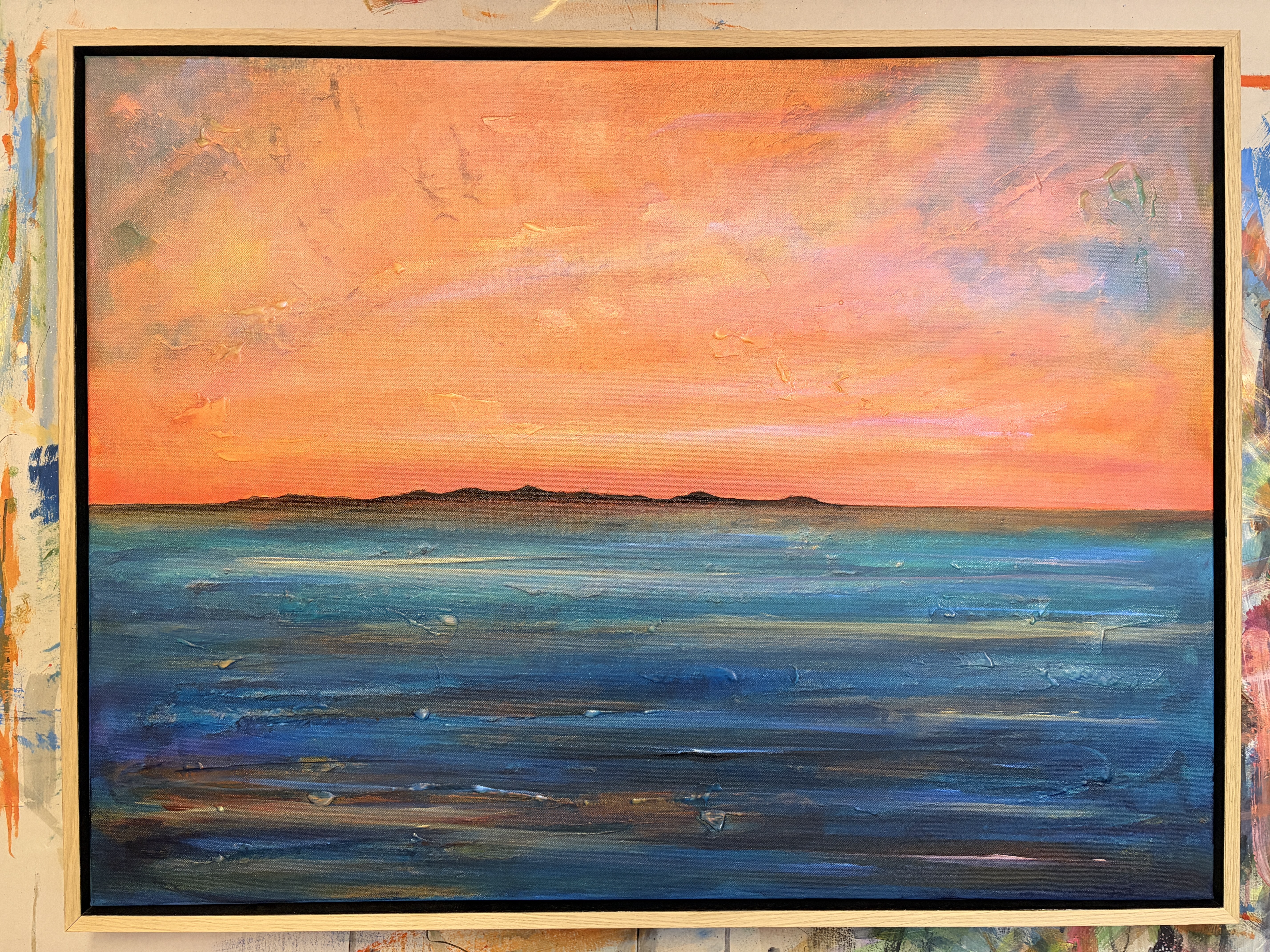 Commission a Bespoke Original Scottish Landscape Painting - Foto aus der Bewertung von Sharon T.